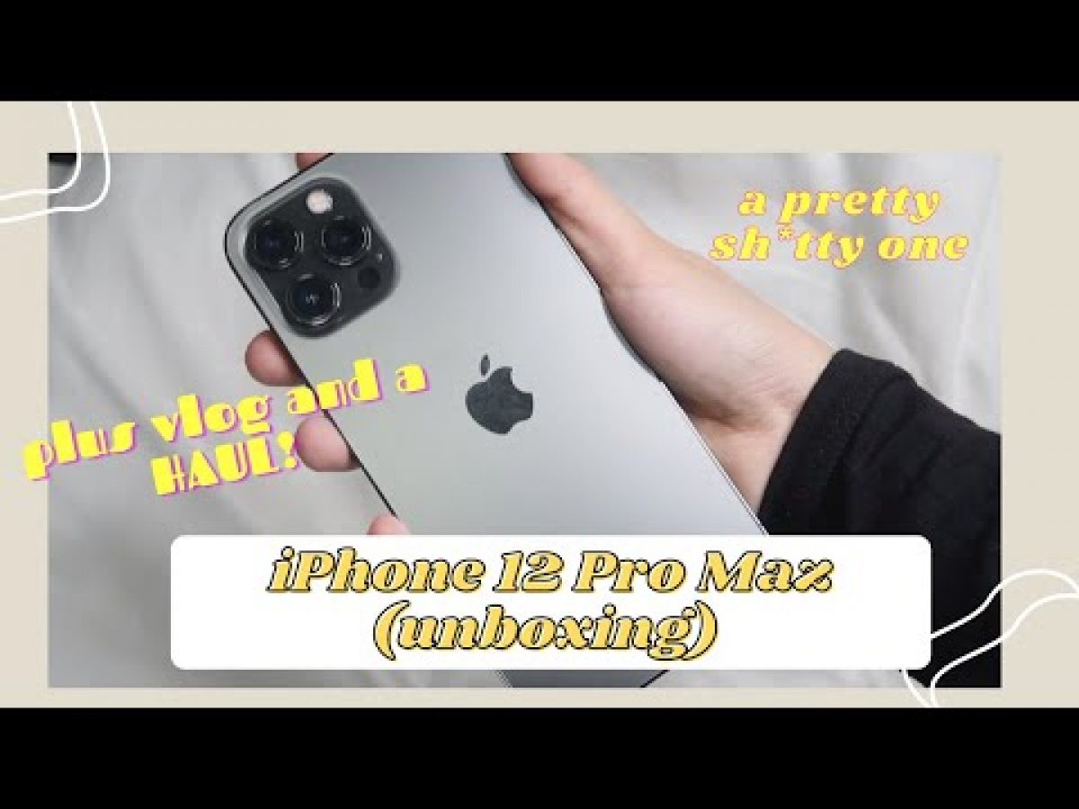 Graphite Iphone 12 Pro Max Unboxing Vlog Haul Review Flipreview Com